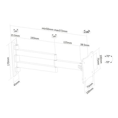 NewStar Neomounts FPMA-W830 TV-Halterung 