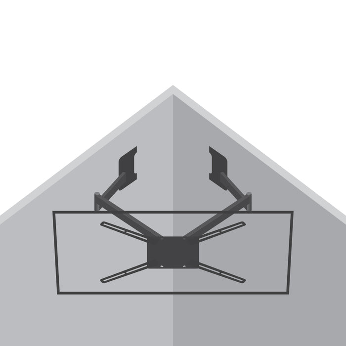 Riesige TV-Halterung | 1 Meter | 13"-80" | Barkan-Reittiere