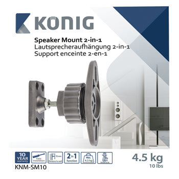 Lautsprecherhalterung bis 4,5 kg