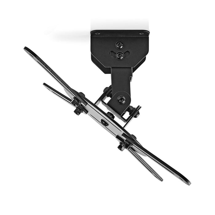 Deckenhalterung für Projektor | 360° drehbar | max. 10kg | Abstand zur Wand von 130 mm | Schwarz