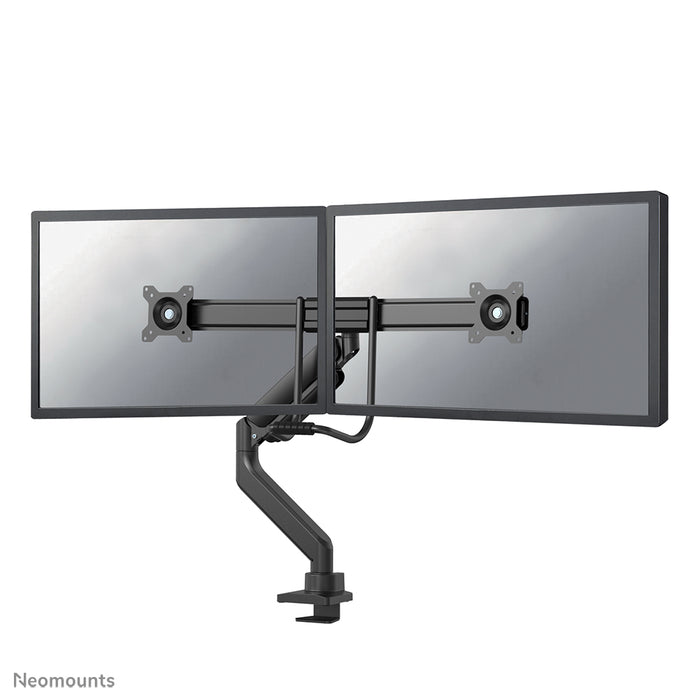 DS75-450BL2 vollbewegliche Monitor-Tischhalterung für 17-32-Zoll-Bildschirme – Schwarz