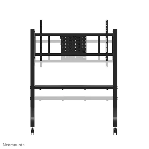 Neomounts FL50-575BL1 Vloersteun: Mobiele Oplossing voor 65-110 inch TV's - Zwart