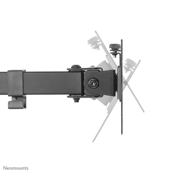 FPMA-D550DBLACK ist eine Tischhalterung für 2 Flachbildschirme bis zu 32 Zoll – Schwarz