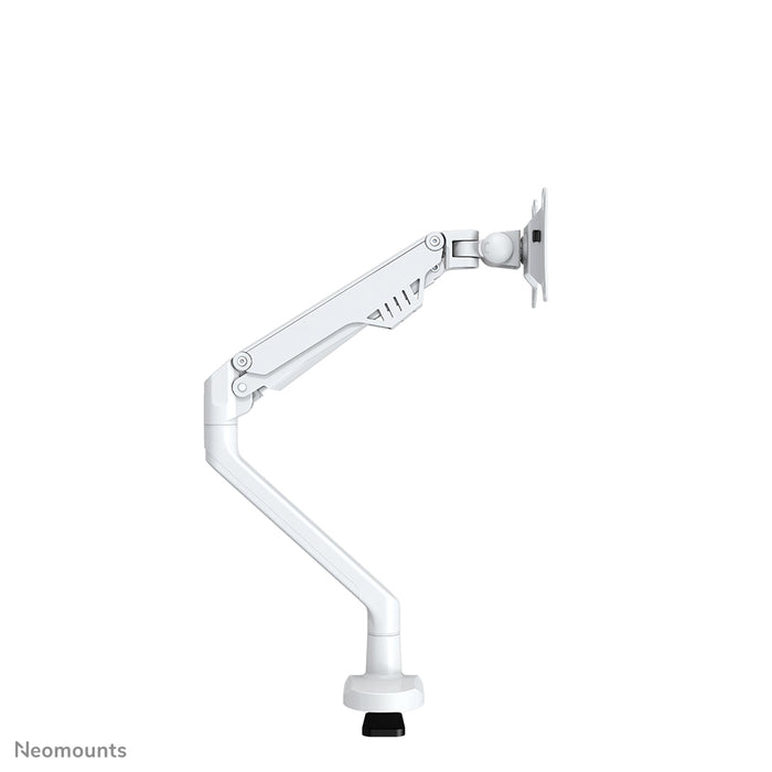 FPMA-D750WHITE2 ist eine Gasfeder-Tischhalterung für Flachbildschirme bis 32 Zoll (81 cm).