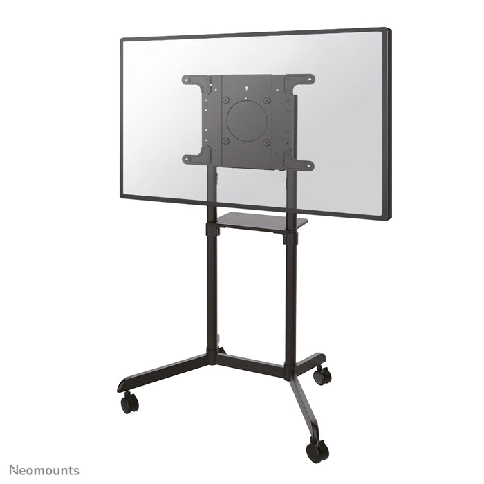 NS-M1250BLACK ist ein mobiles Möbel für Flachbildschirme bis 70 Zoll (178 cm). inkl. Laptopablage - Schwarz