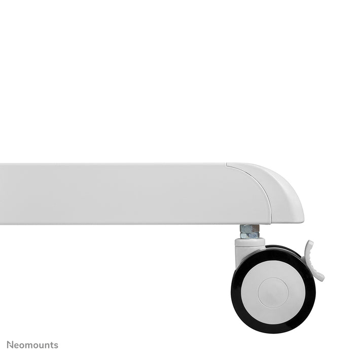 NS-M1250WHITE ist ein mobiles Möbel für Flachbildschirme bis 70 Zoll (178 cm). inkl. Laptopablage - Weiß