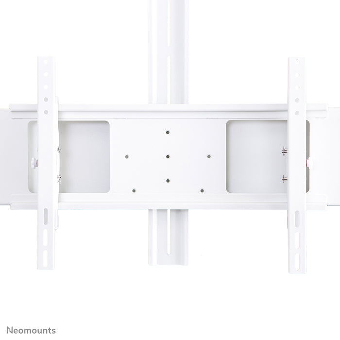 NS-M1500WHITE ist ein mobiles Möbel für Flachbildschirme bis 65 Zoll (165 cm). inkl. Laptopablage - Weiß