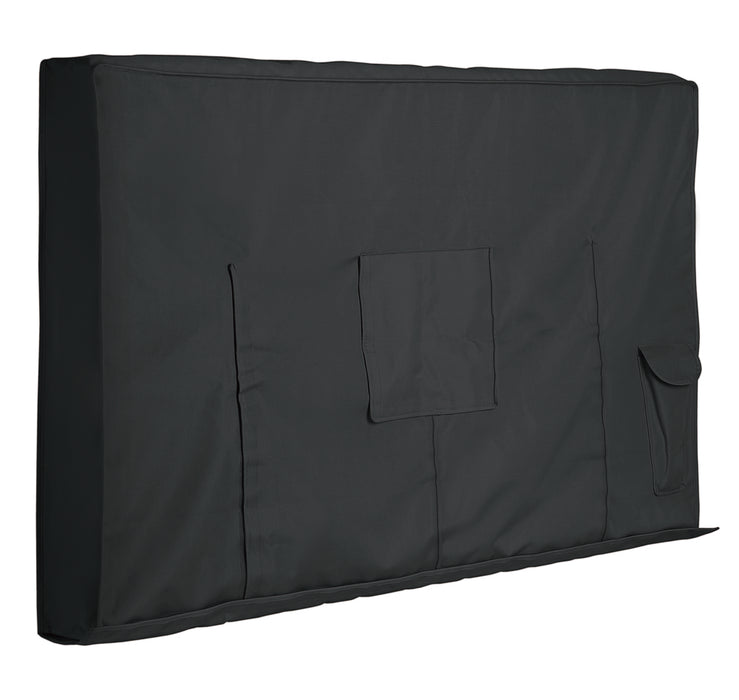 TV-Halterungen TOP Deals 6: TV-Schutzhülle für den Außenbereich | 30" - 32" | Hochwertiges Oxford-Tuch | Separates Fach für Fernbedienung | Schwarz