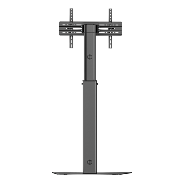 WOLFF MOUNT TV Bodenständer Schwarz – Universeller TV-Ständer 32 bis 70 Zoll – Höhenverstellbar – VESA bis 800x400 – Max. 50 kg – Freistehend