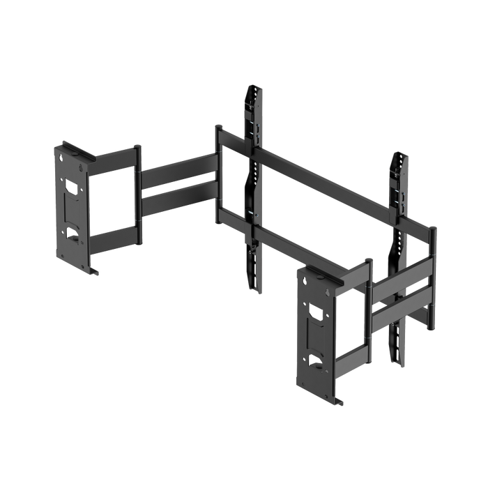 Wolff Mount Schwerlast TV-Wandhalterung bis 100 Zoll | Ultra Flach & Eckmontage
