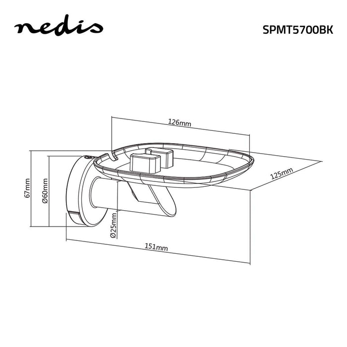 Wandhalterung für Lautsprecher | Sonos One / Sonos® Play:1 | max. 3kg | Fest