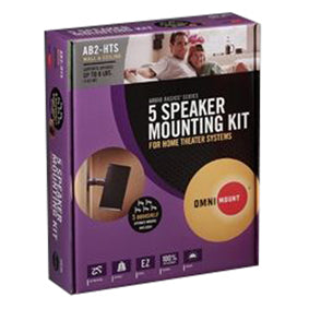 Lautsprecherhalterungen für Heimkino-Set (5 Stück) 3,6 kg